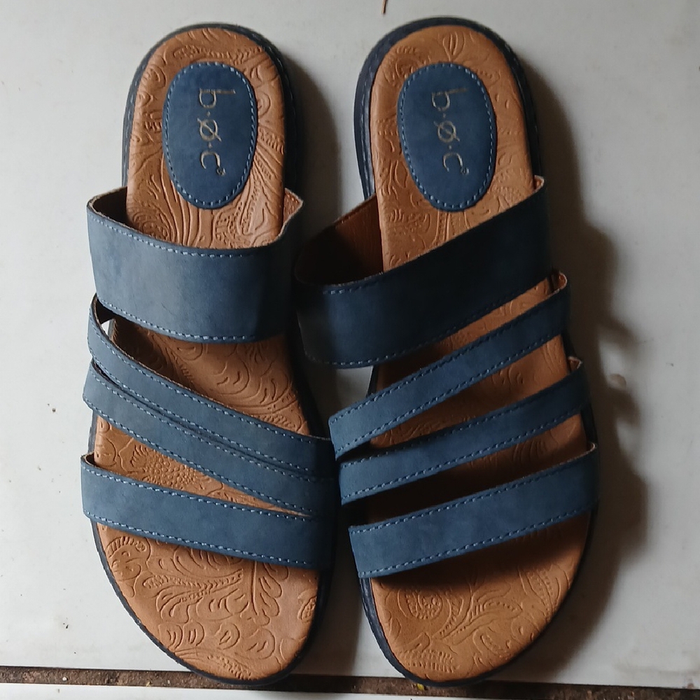 Blue Strappy Sandals